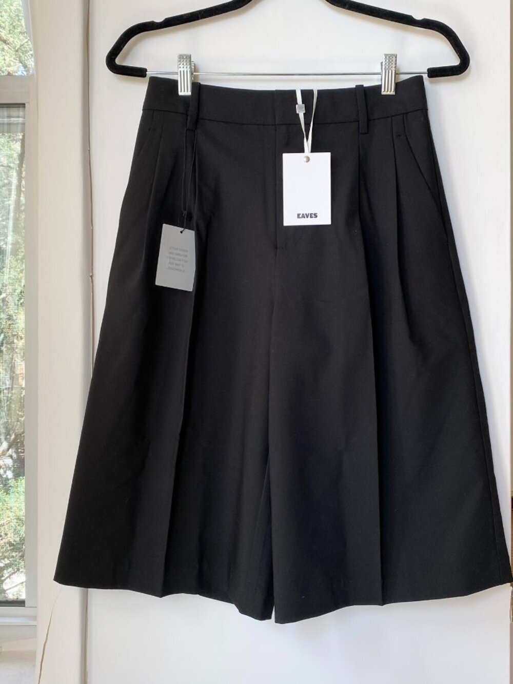 NWT Eaves Colby Long Short Black XXS - Picture 9 of 13